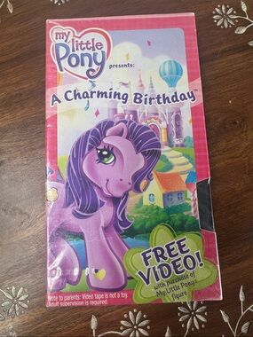 My Little Pony A Charming Birthday VHS Sealed 
2003 Hasbro